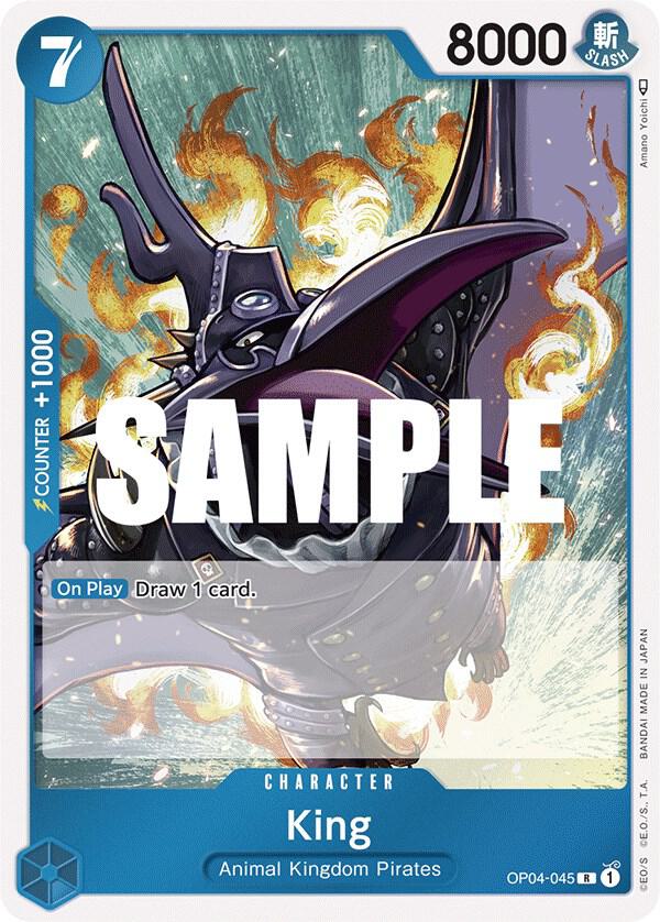 King R Kingdoms of Intrigue OP04-045 NM