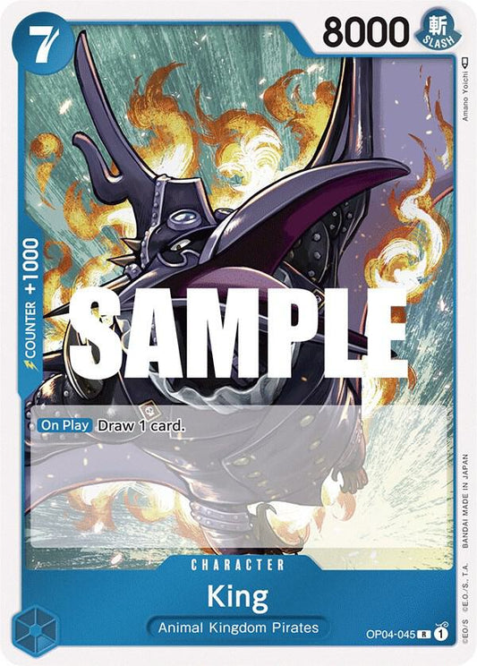 King R Kingdoms of Intrigue OP04-045 NM