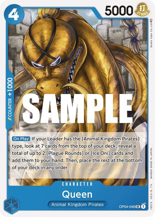 Queen (046) UC Kingdoms of Intrigue OP04-046 NM