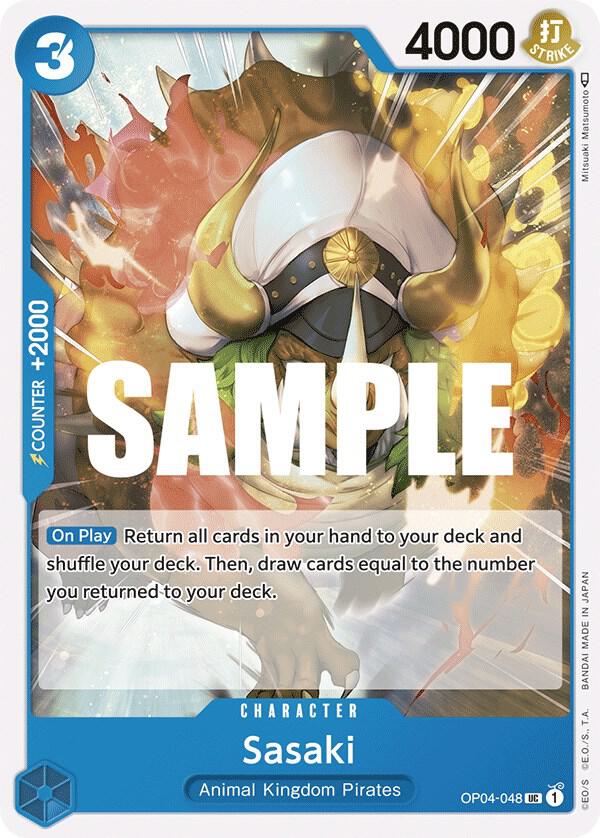 Sasaki UC Kingdoms of Intrigue OP04-048 NM