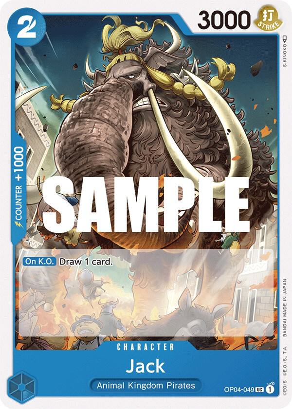 Jack UC Kingdoms of Intrigue OP04-049 NM