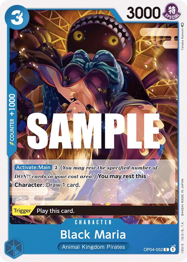 Black Maria C Kingdoms of Intrigue OP04-052 NM