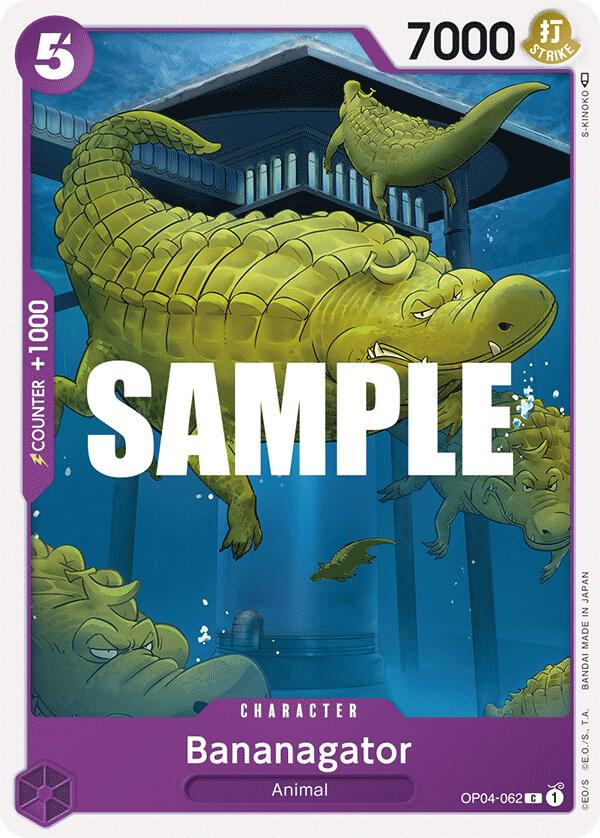 Bananagator C Kingdoms of Intrigue OP04-062 NM