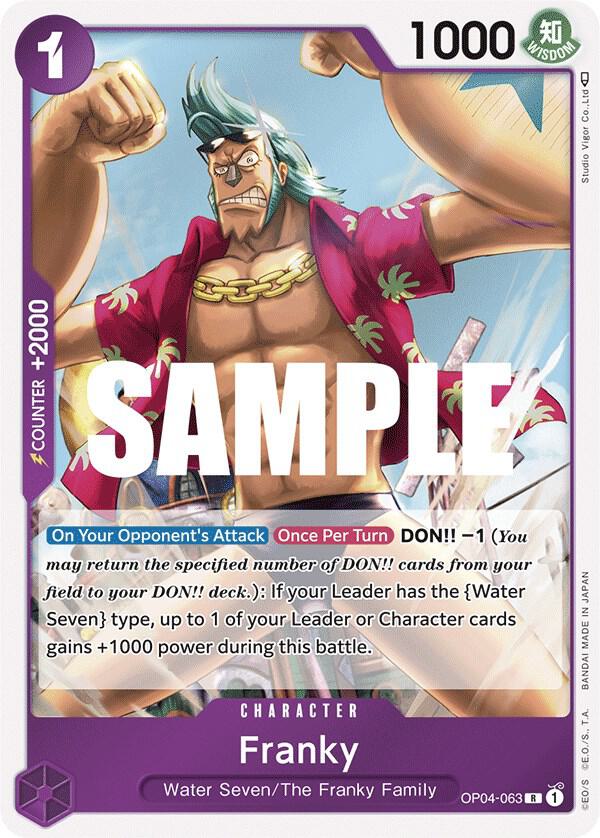 Franky R Kingdoms of Intrigue OP04-063 NM