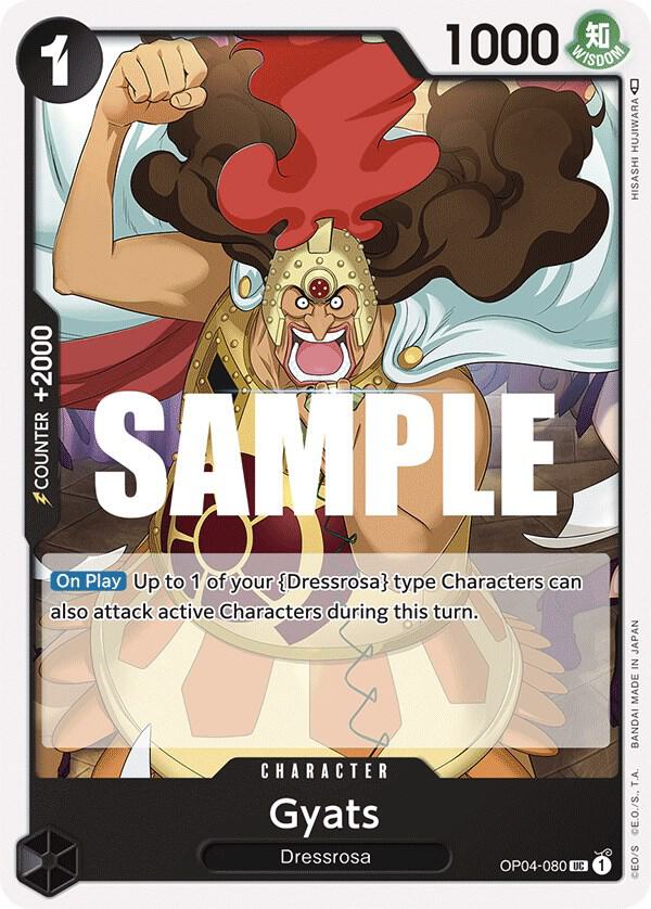 Gyats UC Kingdoms of Intrigue OP04-080 NM