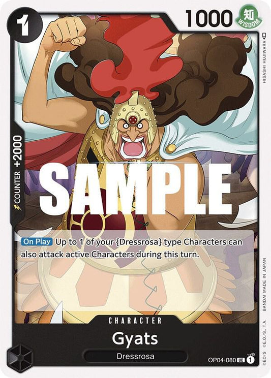 Gyats UC Kingdoms of Intrigue OP04-080 NM