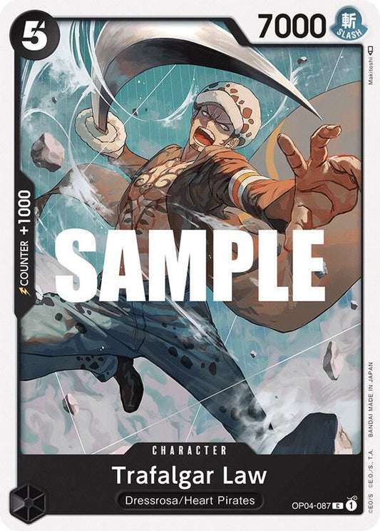Trafalgar Law C Kingdoms of Intrigue OP04-087 NM