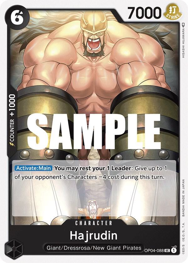 Hajrudin UC Kingdoms of Intrigue OP04-088 NM