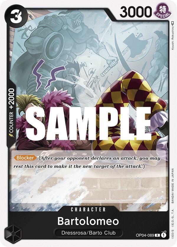 Bartolomeo R Kingdoms of Intrigue OP04-089 NM