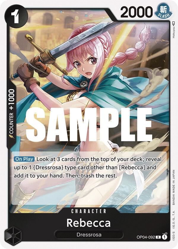 Rebecca (092) R Kingdoms of Intrigue OP04-092 NM