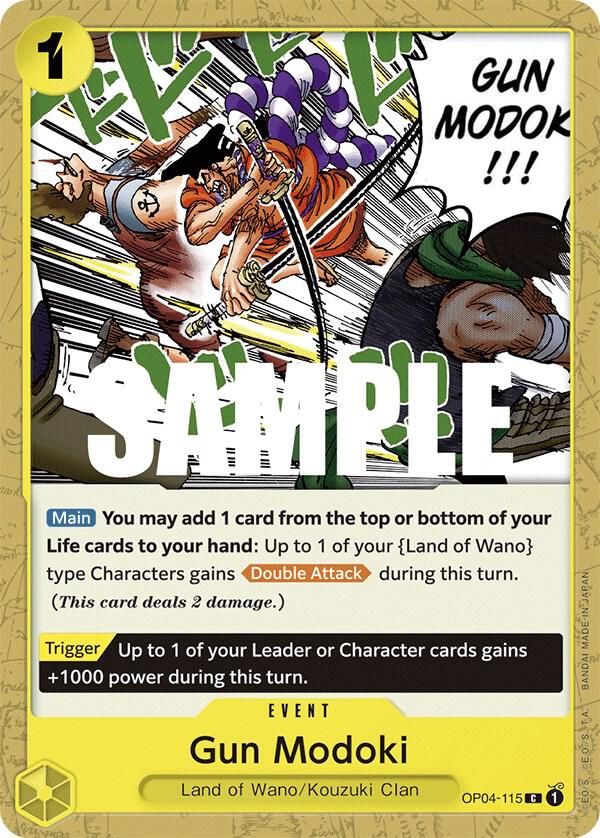 Gun Modoki C Kingdoms of Intrigue OP04-115 NM