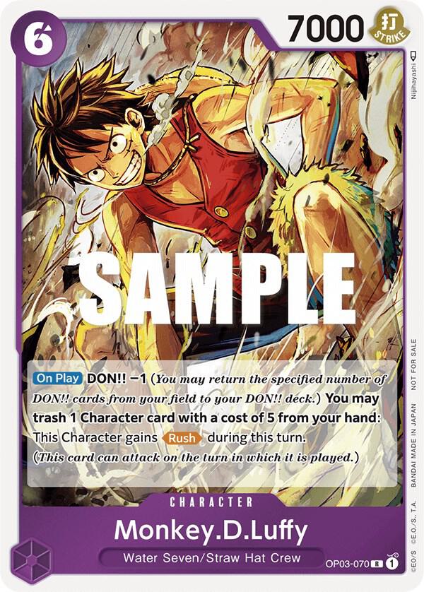 Monkey.D.Luffy (Dash Pack) R Kingdoms of Intrigue OP03-070 NM