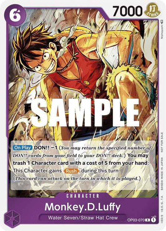 Monkey.D.Luffy (Dash Pack) R Kingdoms of Intrigue OP03-070 NM