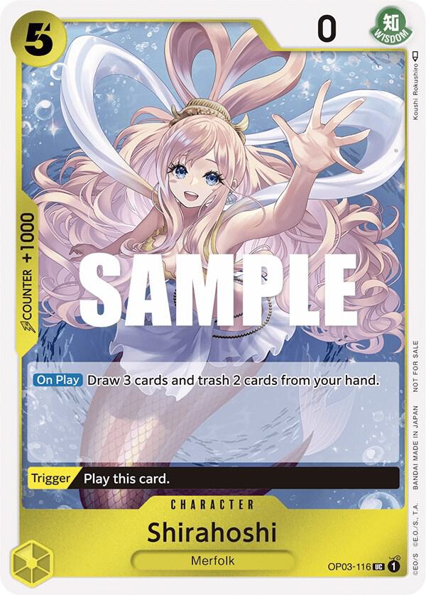 Shirahoshi (Dash Pack) UC Kingdoms of Intrigue OP03-116 NM