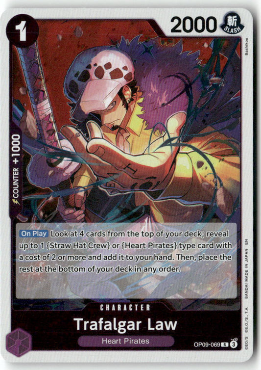 Trafalgar Law (069) R Emperors in the New World OP09-069 NM
