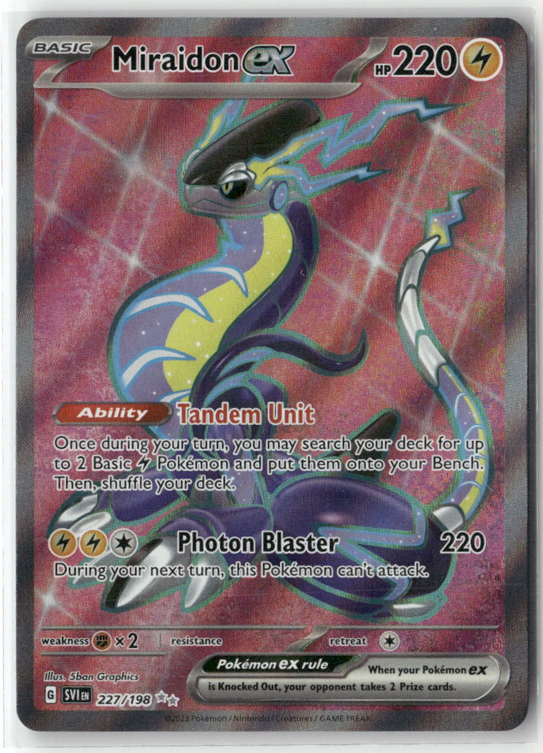 Miraidon ex - Ultra Rare SV01: Scarlet & Violet Base Set 227/198 NM