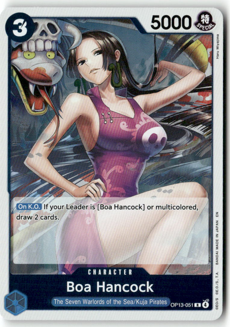 Boa Hancock R Carrying On His Will OP13-051 NM