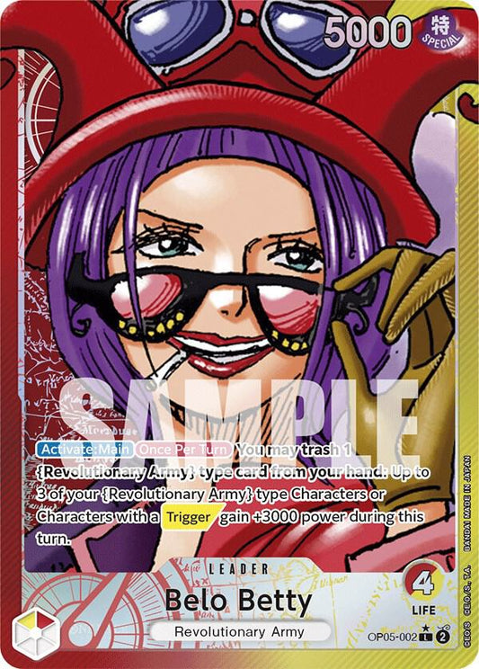 Belo Betty (002) (Alternate Art) L Awakening of the New Era OP05-002 NM