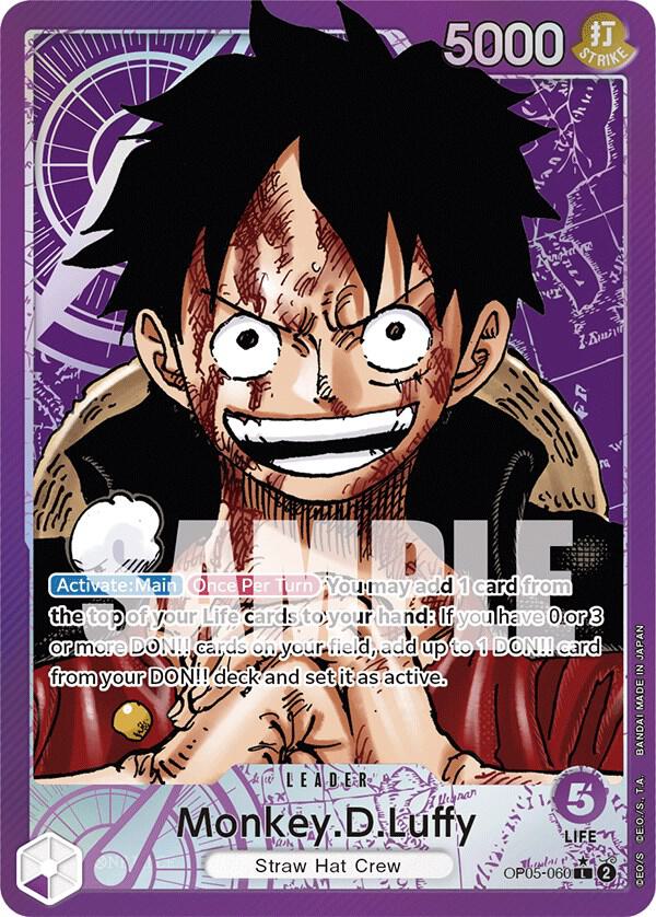 Monkey.D.Luffy (060) (Alternate Art) L Awakening of the New Era OP05-060 NM