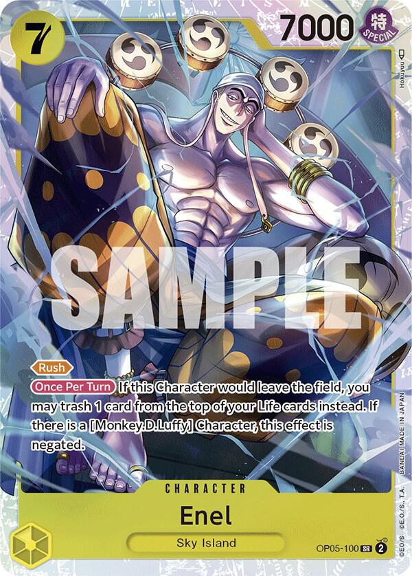 Enel (100) SR Awakening of the New Era OP05-100 NM