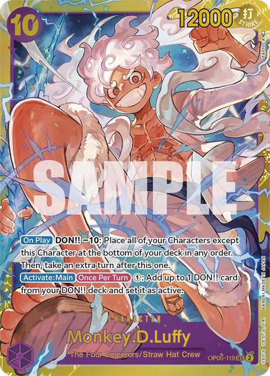 Monkey.D.Luffy (119) SEC Awakening of the New Era OP05-119 NM