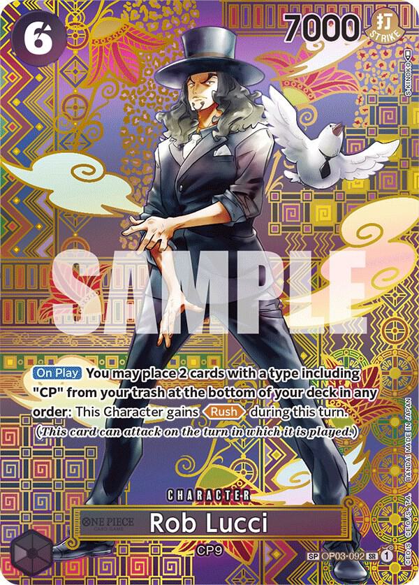 Rob Lucci (092) (SP) SR Awakening of the New Era OP03-092 NM