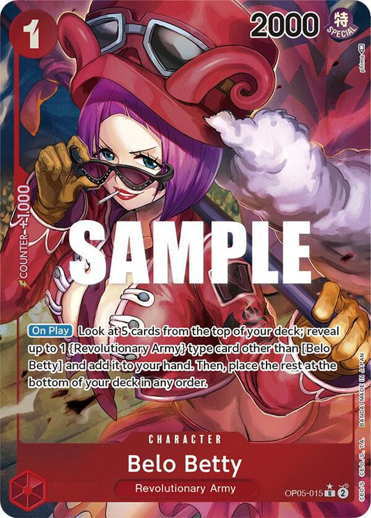 Belo Betty (015) (Alternate Art) R Awakening of the New Era OP05-015 NM