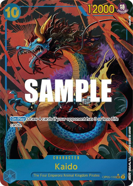 Kaido (118) (Alternate Art) SEC Awakening of the New Era OP05-118 NM