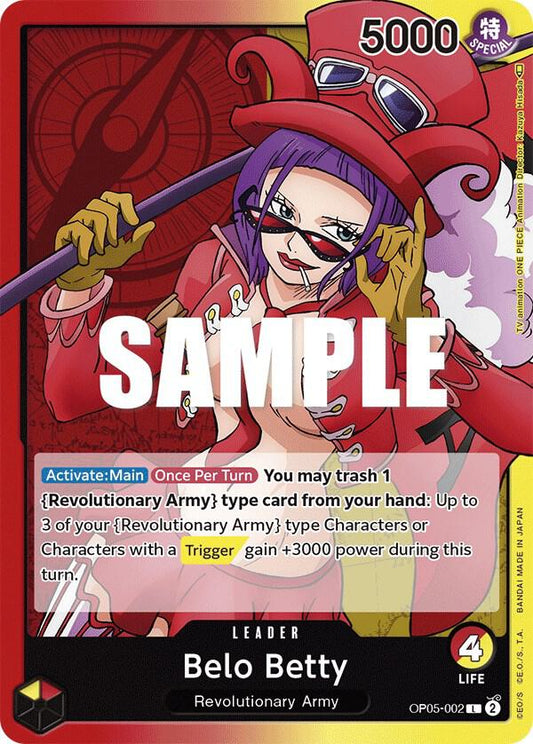Belo Betty (002) L Awakening of the New Era OP05-002 NM