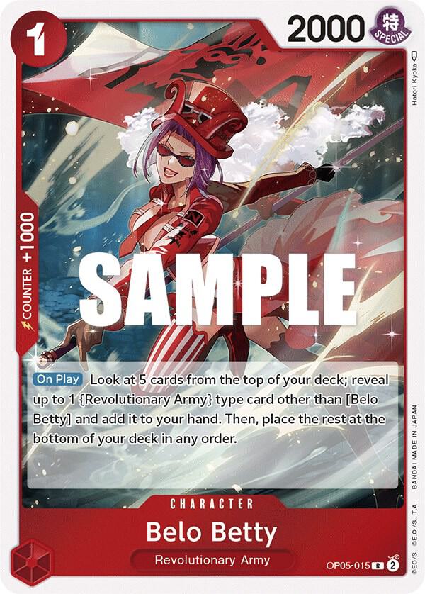 Belo Betty (015) R Awakening of the New Era OP05-015 NM