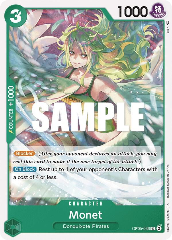 Monet UC Awakening of the New Era OP05-036 NM