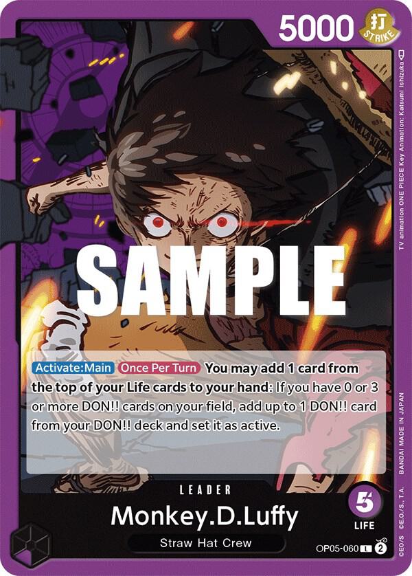 Monkey.D.Luffy (060) L Awakening of the New Era OP05-060 NM