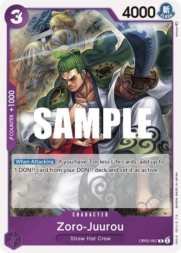 Zoro-Juurou R Awakening of the New Era OP05-067 NM