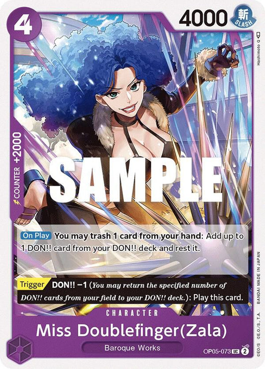 Miss Doublefinger(Zala) UC Awakening of the New Era OP05-073 NM