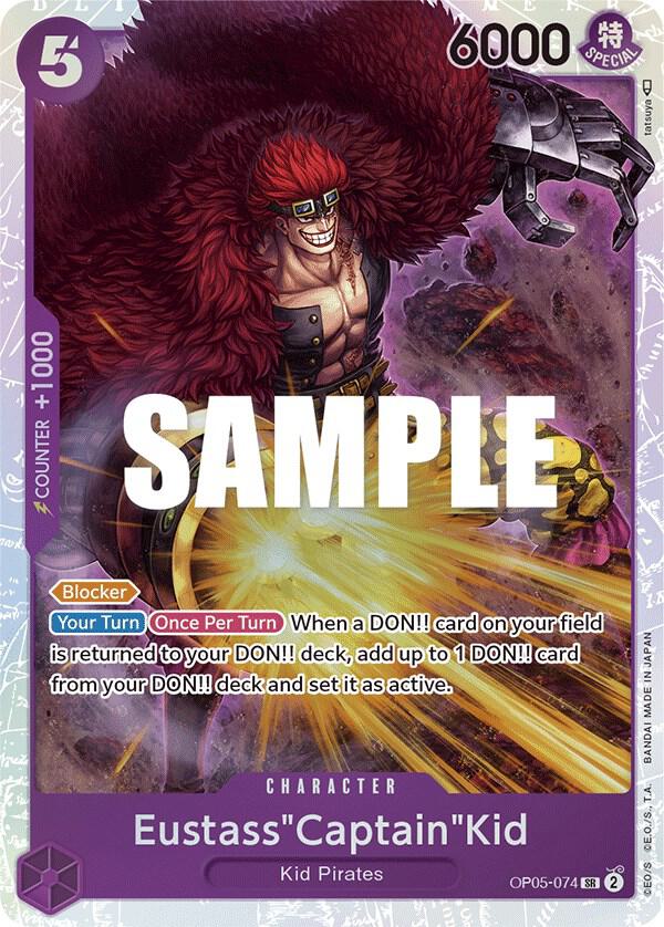 Eustass"Captain"Kid SR Awakening of the New Era OP05-074 NM