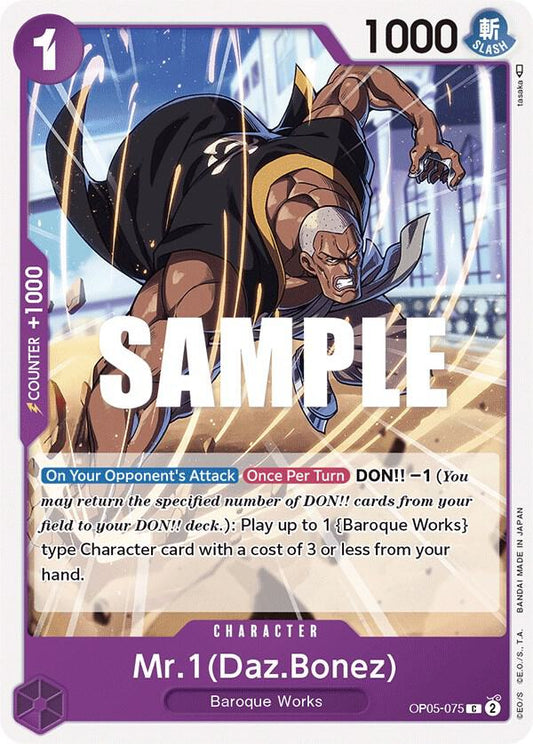 Mr.1 (Daz.Bonez) C Awakening of the New Era OP05-075 NM