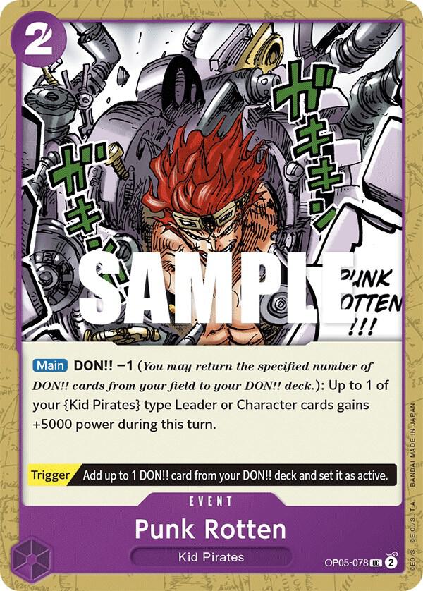 Punk Rotten UC Awakening of the New Era OP05-078 NM