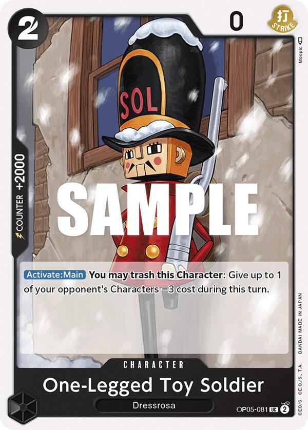 One-Legged Toy Soldier UC Awakening of the New Era OP05-081 NM