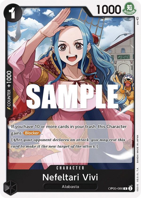 Nefeltari Vivi R Awakening of the New Era OP05-086 NM