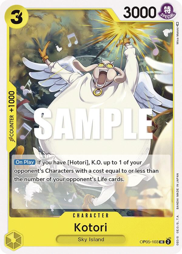 Kotori UC Awakening of the New Era OP05-103 NM
