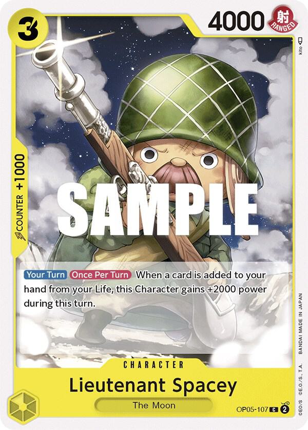 Lieutenant Spacey C Awakening of the New Era OP05-107 NM