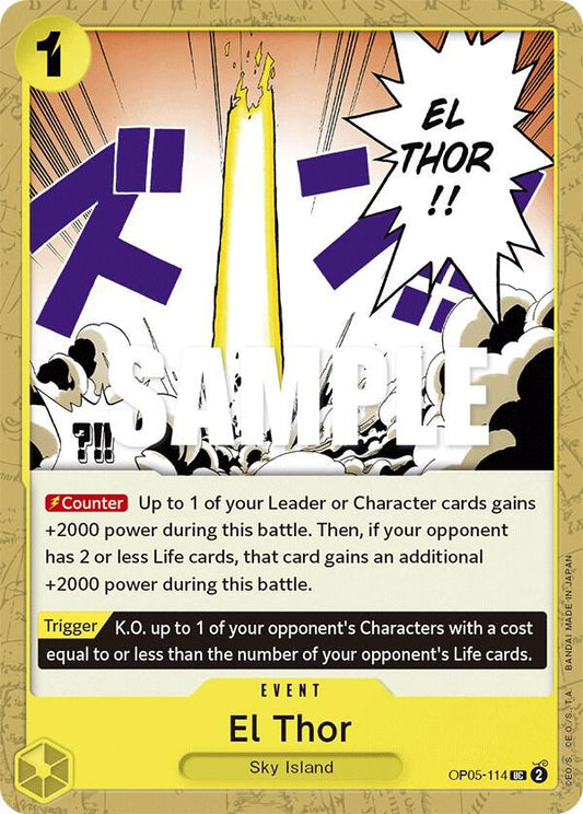 El Thor UC Awakening of the New Era OP05-114 NM