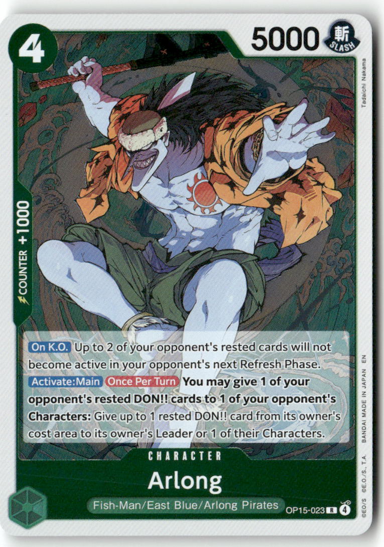 Arlong R Adventure on Kami's Island OP15-023 NM