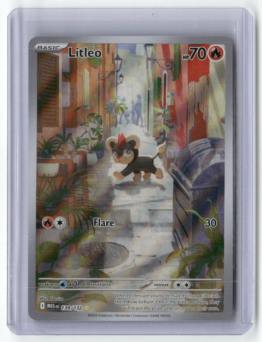 Litleo Illustration Rare ME01: Mega Evolution 139/132 NM