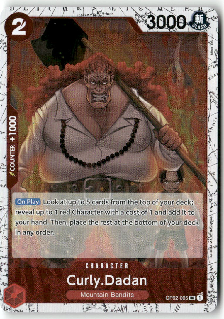 Curly.Dadan (Pirate Foil) UC Premium Booster -The Best- Vol. 2 OP02-005 NM