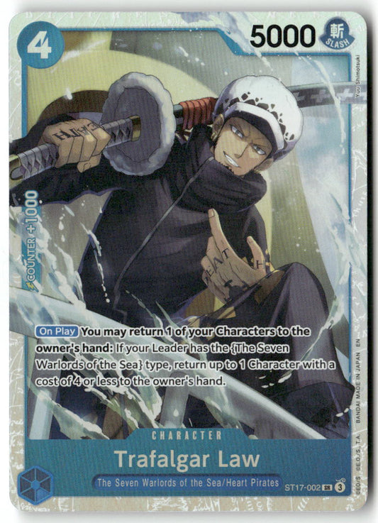 Trafalgar Law () SR Starter Deck 17: BLUE Donquixote Doflamingo ST17-002 NM