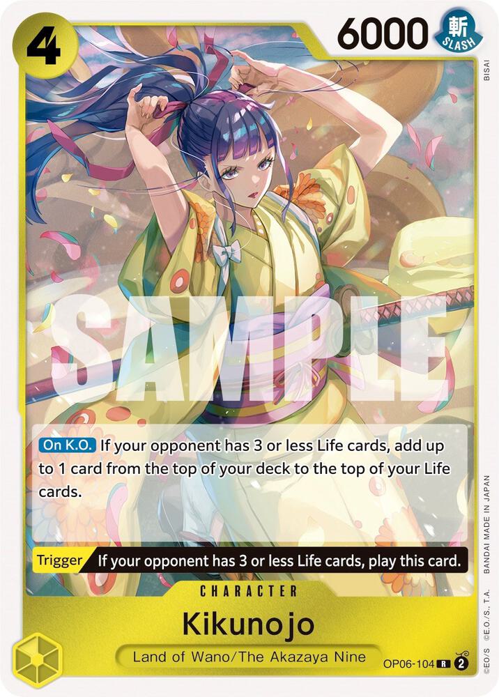 Kikunojo R Wings of the Captain OP06-104 NM
