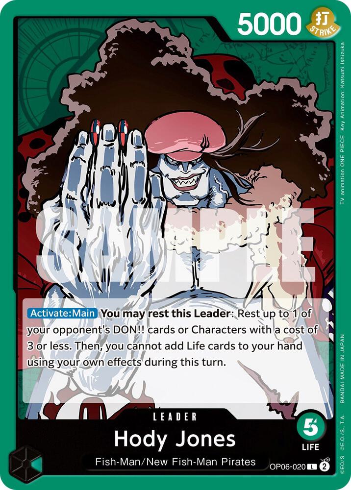 Hody Jones (020) L Wings of the Captain OP06-020 NM