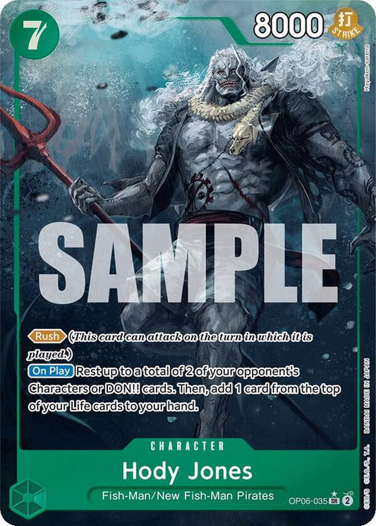 Hody Jones (035) (Alternate Art) SR Wings of the Captain OP06-035 NM