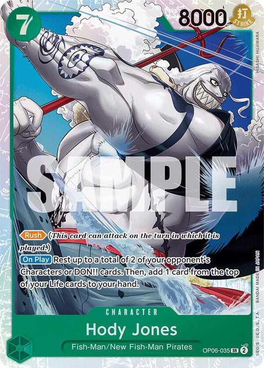 Hody Jones (035) SR Wings of the Captain OP06-035 NM